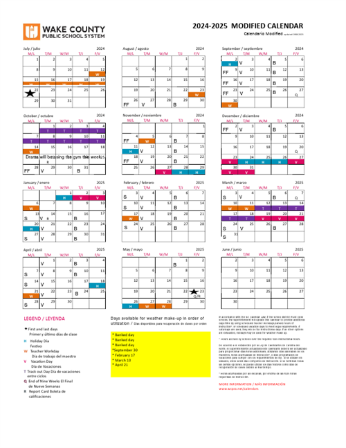 24-25 Intramural Schedule